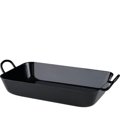 Riess Oma's poêle à frire 50/28cm plat à rôtir/à cuire émaillé noir