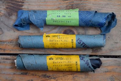 3x WMW Werkö HSS Spiralbohrer 18.25mm und 17,76cm Extra Kurz DDR