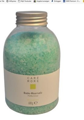 IONTO-COMED - CARE MORE Bade-Meersalz 600 g -  Pfefferminze