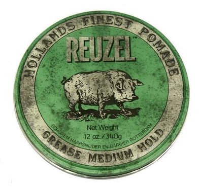 Reuzel Gruene Haarpomade, 340g - Starker Halt & Glaenzendes Finish