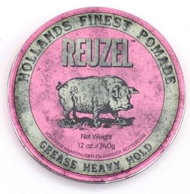 Reuzel Rosa Haarpomade, 340g - Hochwertige Styling-Pomade fuer langanhaltenden Gl