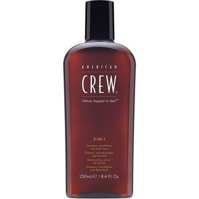 American Crew 3in1 Shampoo, Conditioner & Duschgel - Haarpflege & Koerperreinigun