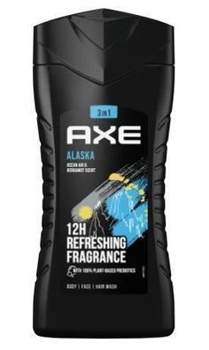 Axe Alaska Duschgel, 250 ml - Frische und Kraft fuer den ganzen Tag