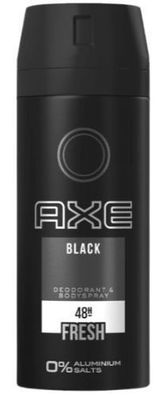 Axe Black Deospray - 150 ml, Elegantes Schwarzes Design fuer Langanhaltende Frisc