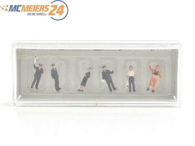 E320 Preiser N 79060 Figuren-Set 6-tlg. Bahnpersonal DB 1989 1:160 * NEU*