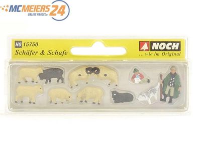 E397 Noch H0 15750 Figuren-Set 10-tlg. "Schäfer & Schafe" 1:87 * NEU*