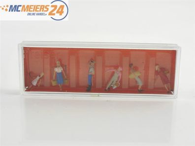 E73 Preiser H0 10295 Figurenset 6-tlg. "Knecht und Mägde" 1:87