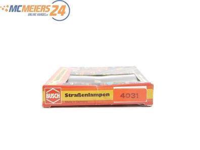 E467 Busch H0 4031 Beleuchtung Straßenlampen 2-tlg