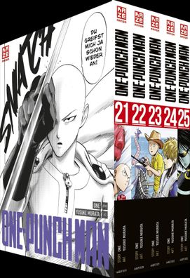 ONE-PUNCH MAN - Band 21-25 | im Sammelschuber | Yusuke Murata (u. a.) | Buch