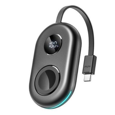 Joyroom JR-W09 Kabelloses 3W Ladegeraet mit USB-C-Kabel fuer Apple Watch - Schwarz