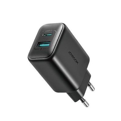 Joyroom Netzladegeraet JR-TCF13 USB-C/USB-A 25W SFC/PPS/PD - Schwarz