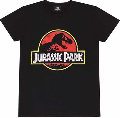 Jurassic Park Classic Logo T-Shirt JUP01106TSB