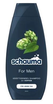 Schauma Herren Shampoo mit Hopfenextrakt - 400 ml