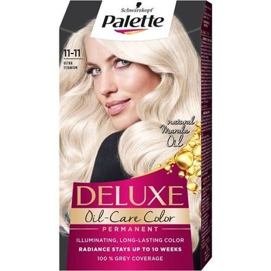 Naturkraft Titanblond Haarfarbe mit Mikro-Oelen - Intensive Coloration fuer strahl