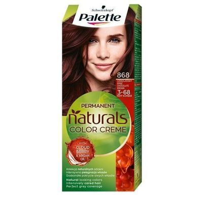 Naturfarben Haarfarbe Creme - Schokoladenbraun 120ml - Langanhaltende Formel - 8