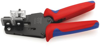 KNIPEX 12 12 06 Präzisions-Abisolierzange mit Formmessern mit Mehrkomponenten-Hüllen