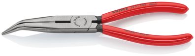 KNIPEX 26 21 200 SB Flachrundzange mit Schneide (Storchschnabelzange) mit Kunststoff