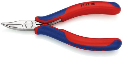 KNIPEX 35 42 115 Elektronik-Greifzange mit durchgestecktem Gelenk mit Mehrkomponenten