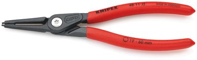 KNIPEX 48 11 J2 SB Präzisions-Sicherungsringzange für Innenringe in Bohrungen mit rut