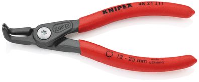 KNIPEX 48 21 J11 Präzisions-Sicherungsringzange für Innenringe in Bohrungen mit rutsc