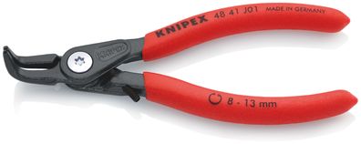 KNIPEX 48 41 J01 Präzisions-Sicherungsringzange für Innenringe in Bohrungen mit rutsc