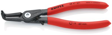 KNIPEX 48 41 J21 Präzisions-Sicherungsringzange für Innenringe in Bohrungen mit rutsc