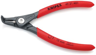 KNIPEX 49 21 A01 Präzisions-Sicherungsringzange für Außenringe auf Wellen mit rutschh
