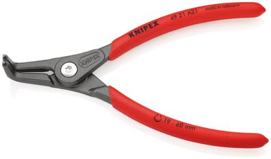 KNIPEX 49 21 A21 Präzisions-Sicherungsringzange für Außenringe auf Wellen mit rutschh