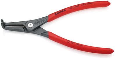 KNIPEX 49 21 A31 Präzisions-Sicherungsringzange für Außenringe auf Wellen mit rutschh