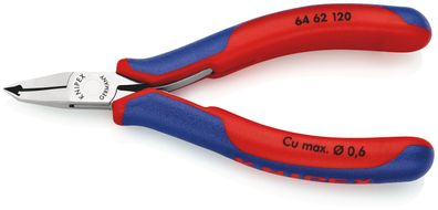 KNIPEX 64 62 120 Elektronik-Vornschneider mit Mehrkomponenten-Hüllen 120 mm
