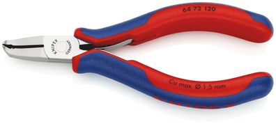 KNIPEX 64 72 120 Elektronik-Vornschneider mit Mehrkomponenten-Hüllen 120 mm