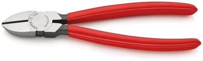 KNIPEX 70 01 180 EAN Seitenschneider mit Kunststoff überzogen schwarz atramentiert 18