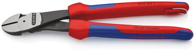 KNIPEX 74 22 250 T BK Kraft-Seitenschneider mit Mehrkomponenten-Hüllen, mit integrier