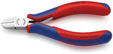 KNIPEX 77 02 115 ESD Elektronik-Seitenschneider ESD mit durchgestecktem Gelenk mit Me
