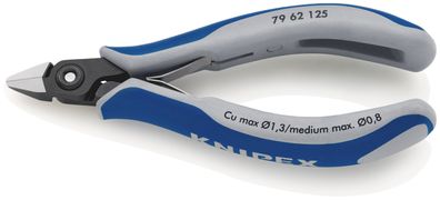 KNIPEX 79 62 125 ESD Präzisions-Elektronik-Seitenschneider ESD mit Mehrkomponenten-Hü
