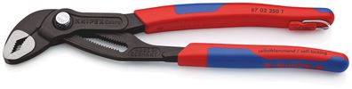 KNIPEX 87 02 250 T BK Cobra® Hightech-Wasserpumpenzange mit Mehrkomponenten-Hüllen, m