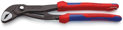 KNIPEX 87 02 300 SB Cobra® Hightech-Wasserpumpenzange mit Mehrkomponenten-Hüllen grau