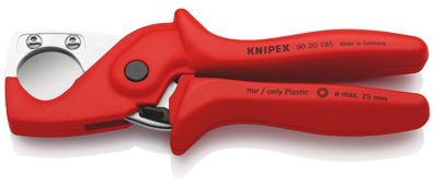 KNIPEX 90 20 185 PlastiCut® Schlauch- und Schutzrohrschneider aus zähem, glasfaserver