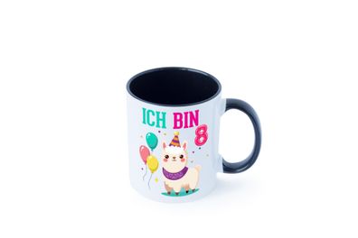 8. Geburtstag | 8 Jahre | Lama | Alpaka Tasse - Geschenk