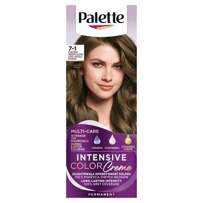 Palette Haarfarbe Creme 7-1 Kuehles Mittelblond