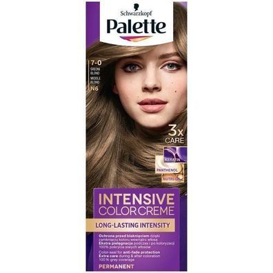 Palette Haarfarbe N6, Natur Dunkelblond, Lang anhaltende Farbe, professionelle F