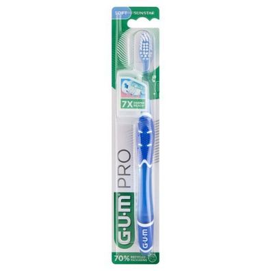 Sunstar GUM ProUltra 525 - Sanfte Einzelzahn-Zahnbuerste fuer praezise Reinigung