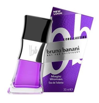 Bruno Banani Magic Woman Eau de Toilette 30ml - Blumiger Duft fuer Damen, ideal f