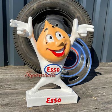 Esso Max Figur Tankstelle Nostalgie Zapfsäule Benzin Oil Statue Skulptur Schrauber