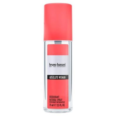 Bruno Banani Absolute Woman Eau de Toilette fuer Damen, 75 ml