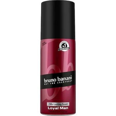 Bruno Banani Loyal Man Deodorant Spray fuer Herren, 150 ml