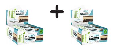 2 x HEJ Natural HEJ Bar Pro (12x60g) Cookies and Milk