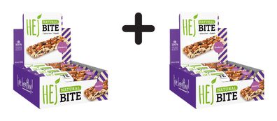 2 x HEJ Natural HEJ Bite Organic (12x40g) Blueberry