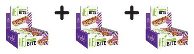3 x HEJ Natural HEJ Bite Organic (12x40g) Blueberry