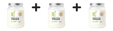 3 x HEJ Natural Protein Vegan (450g) Vanilla